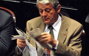 Lawmaker Carlos Kunkel on several occasions has acted as spokesperson for Cristina Kirchner 