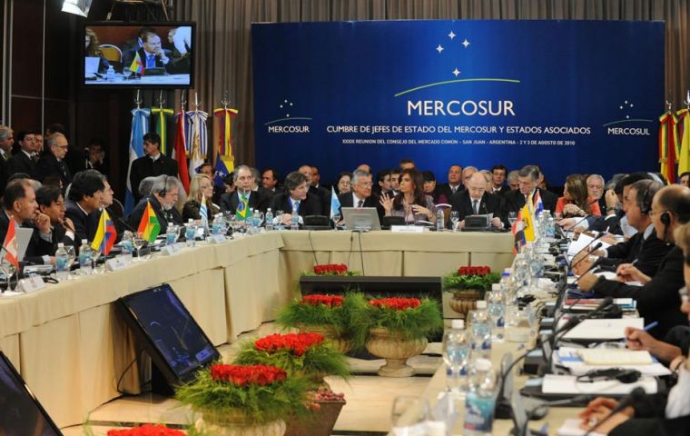 The next round is scheduled 2-6 May before the first annual summit of Mercosur leaders 