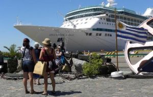 Uruguay’s capital received 113.000 cruise visitors during 2010