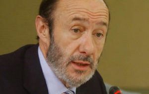 Deputy Prime Minister, Alfredo Perez Rubalcaba, leading candidate to lead the Socialists 