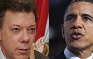 President Juan Manuel Santos is scheduled to meet Obama at the White House   