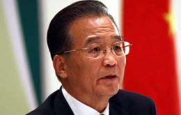 Chinese Premier Wen Jiabao says appreciations of the Yuan must be gradual 