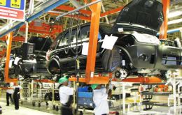 Car production was up 34% in March and exports surged 55%