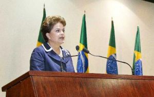 President Dilma Rousseff also defended the role of G-20 in world governance 