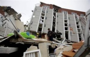 On 27 February 2010, Chile suffered a major 8.8-magnitude earthquake