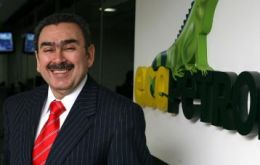 Ecopetrol President Javier Gutierrez has a goal of 1.45 million bpd by 2013 
