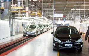 The one millionth car rolls out from the Palomar plant in Argentina 