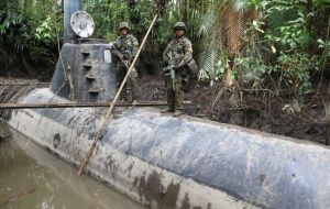 Drug cartels are increasingly appealing to the use of small submersibles 