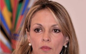 María Emma Mejía will be sharing the two year tenure of the post with Venezuela’s Ali Rodriguez 