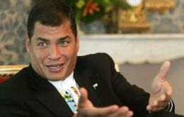 President Correa says everybody is happy: “I won a clear victory and the opposition was expecting a heavier defeat”