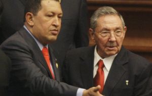 Strong messages to Hugo Chavez and Raul Castro