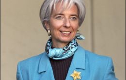 Christine Lagarde would be the first woman to lead the IMF 
