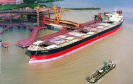 Vale Brasil, the world’s largest ore carrier leaves Ponta de Madeira with 391.000 tons of iron ore for China