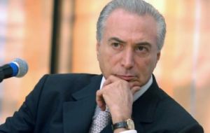 Vice-president Michel Temer made the announcement before industry bosses and organized labour unions 