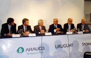 Arauco this week begun construction in Uruguay of another pulp plant
