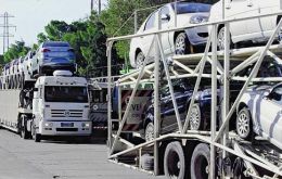 Thousands of Argentine cars should begin moving into Brazil in coming days 