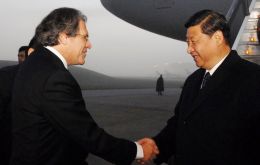Chinese Vice-President Xi Jinping is currently on an official visit to Uruguay 
