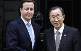 PM David Cameron praised Ban Ki-moon’s “deep commitment to the goals of UN”