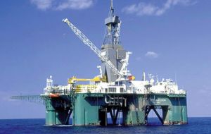 The Leiv Eiriksson rig is expected in Falkland’s waters at the end of the year 