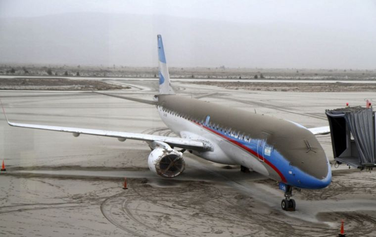 In Patagonia most airports are closed until next week because of the thick volcanic ash blanket   