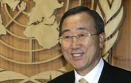 The UN Secretary General is campaigning for a second term 