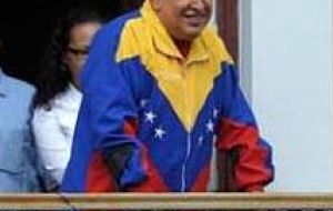 Hugo Chavez the perfect image of the ‘caudillo’, but with feeble knees  
