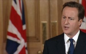 PM Cameron: Falklands’ sovereignty “is not negotiable; period”