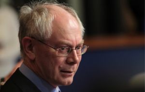 EU President Herman Van Rompuy made the announcement  