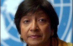 UN High Commissioner of Human Rights Navi Pillay