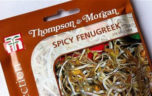 Possible link to sprouting seeds from a British company, Thompson & Morgan