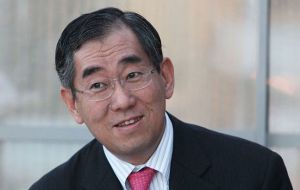 Foreign Minister Takeaki Matsumoto is on a five-day visit to Paraguay and Brazil 