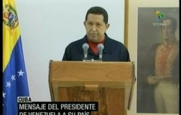 Contrary to his style, the Venezuelan president read a 15 minutes prepared speech (TeleSur)