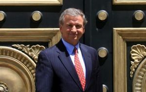 Chilean Finance minister Felipe Larrain 
