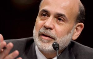 Bernanke admits continuing weakness of labour market but believes inflation is contained 