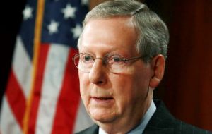 Senate Republican leader Mitch McConnell has sketched a Plan B 
