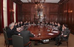 The meeting was held at Chile’s Central Bank 