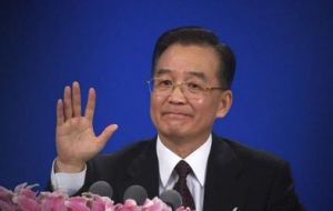 Premier Wen Jiabao: very hard to keep inflation on target and more ‘hard work’ is needed 