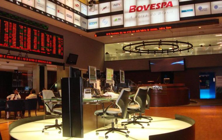 Brazil’s Bovespa the region’s main stock exchange climbed 1.7% 