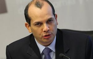 Peruvian Finance Minister Luis Miguel Castilla one of the sponsors of the special fund to counter balance of payments problems  