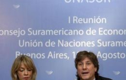 Argentine  Economy minister Amado Boudou hosted the meeting in Buenos Aires 