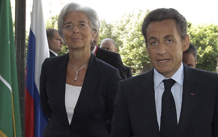 She approved a 285 million Euro settlement for allegedly a good friend of President Sarkozy (Photo AP)