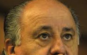 Amancio Ortega founder of Zara in 1975 is among the richest persons men in the world
