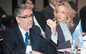 Argentina’s Deputy Economy minister Roberto Feletti was the official spokesperson of the meeting