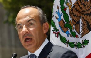 President Felipe Calderón: “We're neighbours, we're allies, we're friends, but you are also responsible”