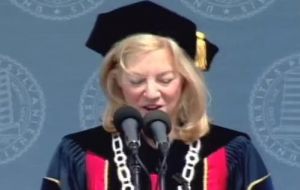Dr. Amy Gutmann, chair of the Bioethics Commission and president of the University of Pennsylvania.