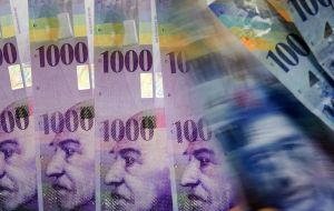 The Swiss central bank will buy all Euros if the exchange rate drops below 1.20 Euros