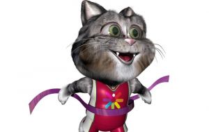 Tosha the cat is the island's official mascot in the 2011 Commonwealth Youth Games