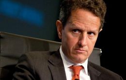 US Treasury Secretary Timothy Geithner at the G7 finance chiefs meeting in Marseille 