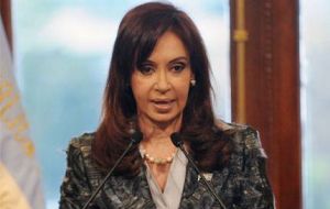 Cheaper to pay debt with reserves than to borrow, President Cristina Kirchner 