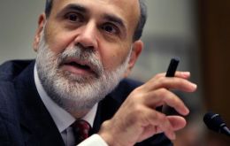 Bernanke, “significant downside risks to the economic outlook, including strains in global financial markets” 
